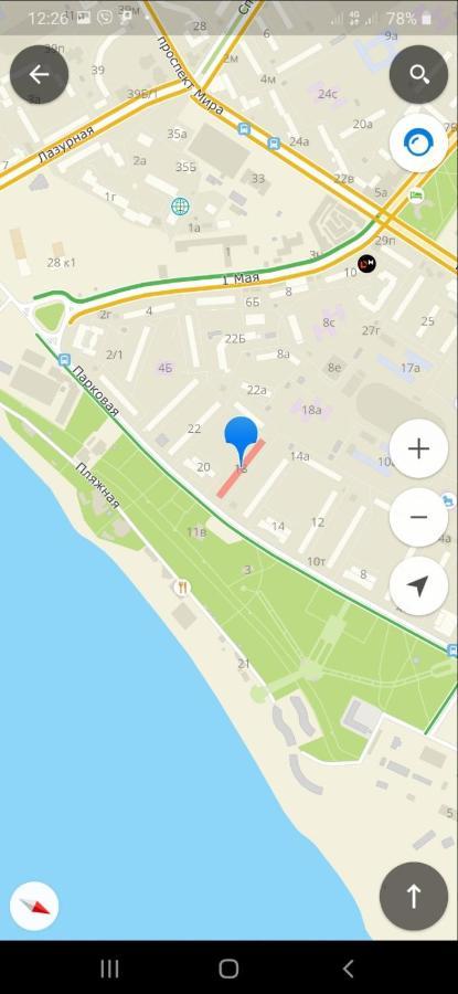 Двухкомнатная Квартира 300М От Моря Ул Парковая 18 Отчетные Док 초르노모르스크 외부 사진